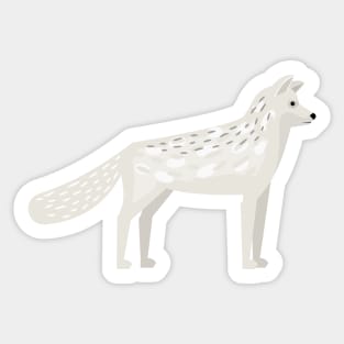 Artic Fox Sticker